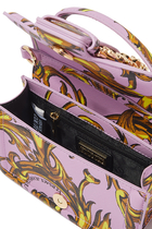 Regalia Baroque-Print Top Handle Bag